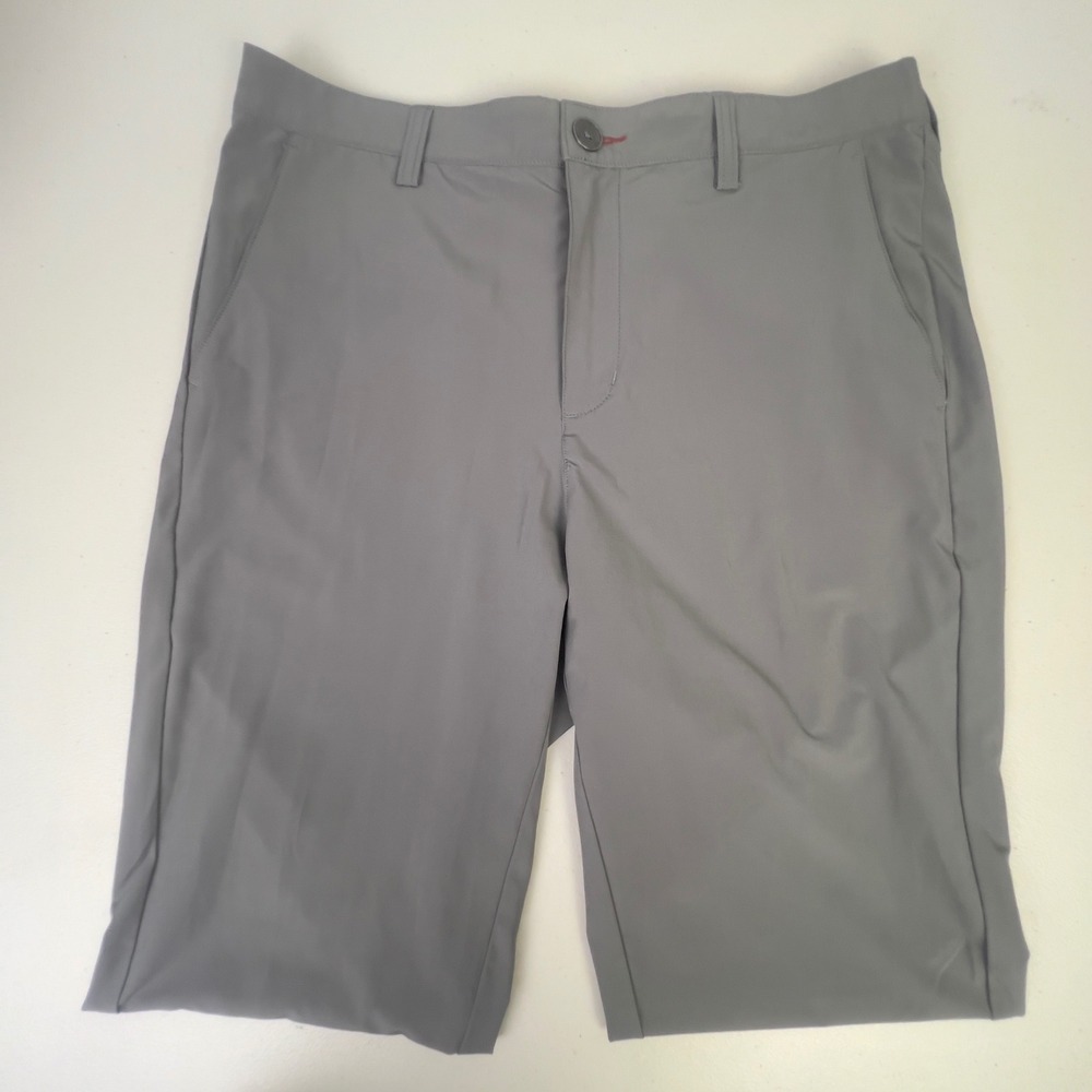 QOR Performance Shorts Mens 34 Gray Good Athletic Golf Hiking Technical Stretch